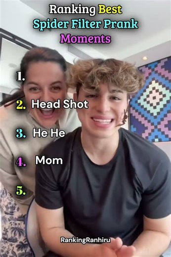 Ranking Best Spider Filter Prank Moments😂 #ranking #spider #filter #pranks