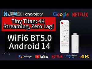 Transform ANY TV into a 4K Powerhouse! 🔥 H96 Max H313 Android 14 TV Stick Unboxed!#tvbox #android14