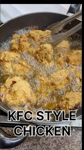 KFC Style crispy fried chicken recipe