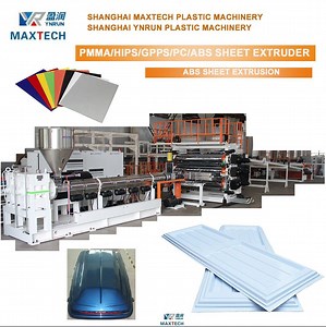 [Hot Item] Fully Automatic High Output Screw Extruder ABS/HIPS Sheet/Board Extrusion Line/Plastic Extruder Machine Highly Capacity Making Machine