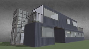 Container Home - Download Free 3D model by ATD-London