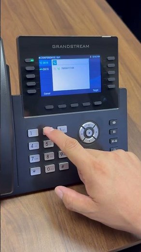 Grandstream GRP2615 - Conference Call - How to Guide