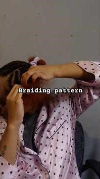 Braiding patterns #naturalhair #braiding