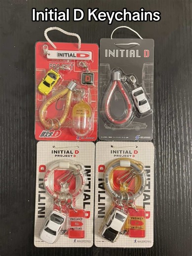 Have you seen these Initial D keychains? 🚗🔑 #initiald #anime #animemerch #animelover #weeb