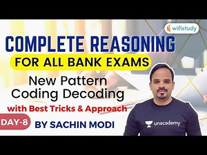 3:00 PM - All Bank Exams | Reasoning by Sachin Modi | New Pattern Coding Decoding Tricks & Approach