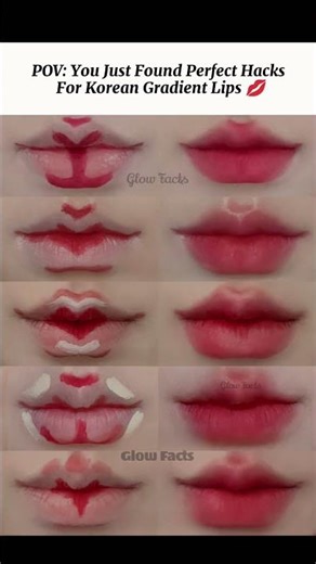 Korean Lipstick Tutorial_5 Viral Lip Shapes That Make Your Lips Look Fuller & Plumper 2026💋#lipstick