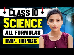 Class 10 Science All Formula । Class 10 science Important Topics । #education