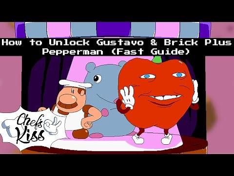 How to Unlock Gustavo, Brick & Pepperman! | Pizza Tower Chef's Kiss Mod Guide