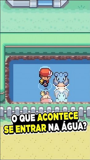What happens if you go into the water in Fuchsia City in Pokémon Fire Red? #pokemon