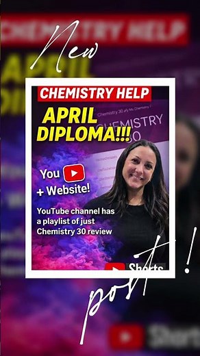 🚨 Exam tomorrow? Don’t fail.Full Chemistry review practice 👇#chemistry30 #examhelp #chemistry #study