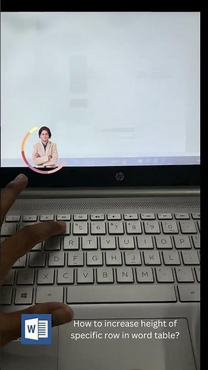 How to increase height of specific row in word table? #wordtutorials #shortsvideo