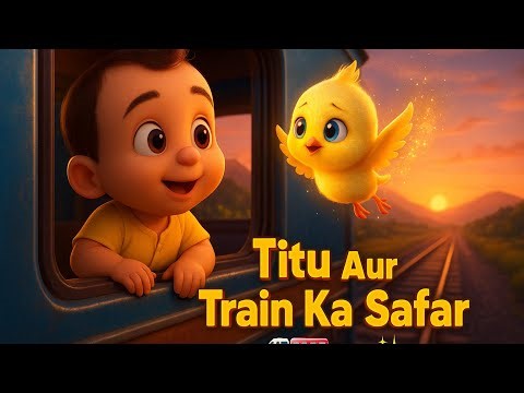 Titu Aur Train Ka Safar | Hindi Adventure Cartoon for Kids | Baby Kahani 3D Story