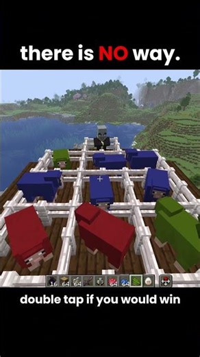 HOW DID THE EVOKER WIN THIS?! 😭 #minecraft #minecraftshorts