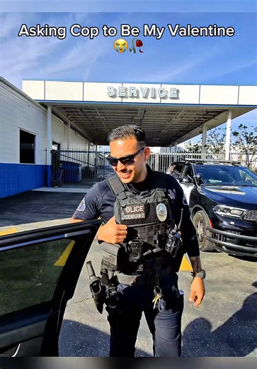 Heartwarming Valentine's Day Proposal to an Officer