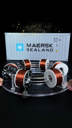 𝗧𝗲𝗰𝗵𝗻𝗼𝗹𝗼𝗴𝘆 | 𝗜𝗻𝗻𝗼𝘃𝗮𝘁𝗶𝗼𝗻| 𝗚𝗮𝗱𝗴𝗲𝘁𝘀 on Instagram: "This is a Magnetic Acceleration Coil, a fascinating device that uses the power of electromagnetism to launch or accelerate metallic objects at high speed. Often seen in DIY physics projects, coilguns, electromagnetic launchers, and scientific demonstrations, it showcases how magnetic fields can create linear motion without any physical contact."