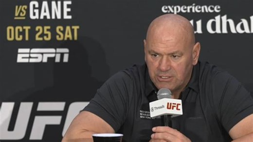 Dana White hoping to rebook Aspinall vs. Gane 'as soon as possible'