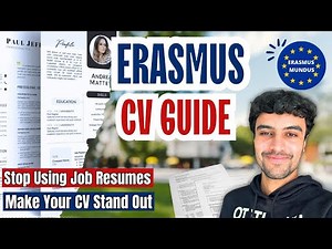 How to Make a Standout CV for Erasmus Mundus | Full Breakdown + Format Tips
