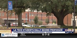 La. Tech students stand behind professor removed from courses