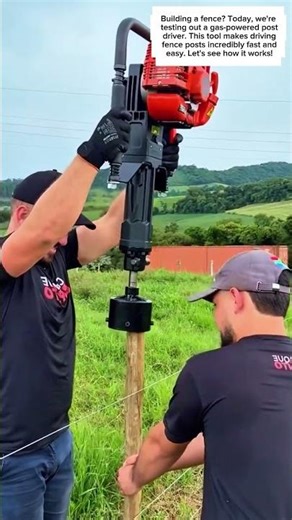 Fence Post FAST: Gas-Powered Driver!
