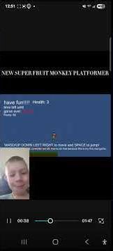 Super fruit monkey platformer