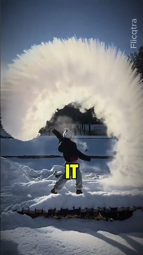 Boiling Water Instantly Freezes 🧊