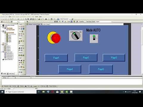 Comment effectuer un commutateur 2 positions et écrire des infos sous Visilogic de Unitronics