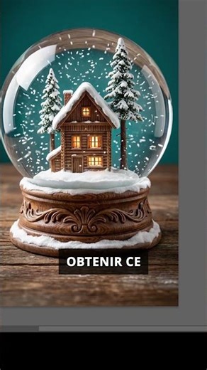 How to generate and animate a snow globe in Photoshop using Nano Banana and VO3 in AdobeFireFly