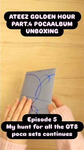 Episode 5 - Photocard Hunt ATEEZ Golden Hour: Part.4… Can I collect all the pocaalbum sets?🤔