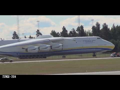 Extremly short takeoff! - Antonov An-225 Crazy Takeoff from Oslo Gardermoen