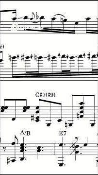 Martin Taylor - Georgia On My Mind Transcription