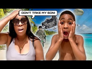 THE ARMY FORCE CAME TO PICK UP ELI AT THE BEACH *It Gets Emotional*