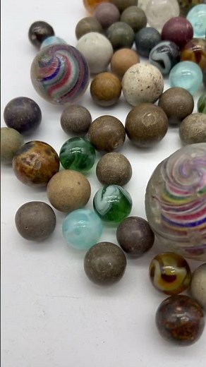 Antique Marble Collection #marbles #marblecollection #antiques #onlineauction