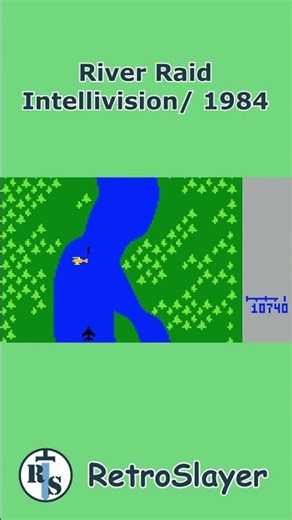 River Raid Gameplay Intellivision