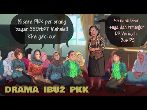 Drama Ibu2 PKK – Ketuanya hobby Mark up duit KAS | Kartun Animasi Drama