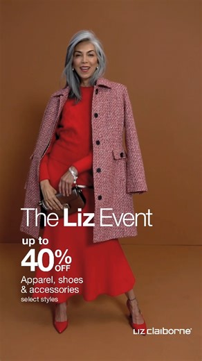 The Liz Claiborne event is here! Enjoy up to 40% off your favorite styles 🍂👠🧥 Strut your stuff this fall and look your best with our exclusive deals. Shop the event now 👉 https://jcp.is/3TkPt45 | JCPenney