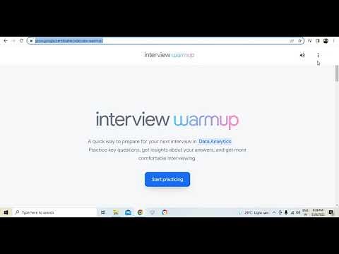 Interview Warm Up by Google - Amazing tool for interview preparation