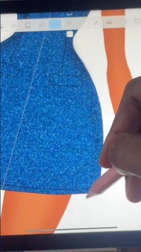 Sketchbook App Tutorial | How to Sketch a Dress Digitally (Beginner Guide) #sketchbookapp