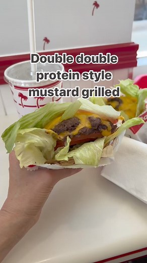 In-n-Out Secret Menu #secret #menu #protein #burger | Natalie and Connie