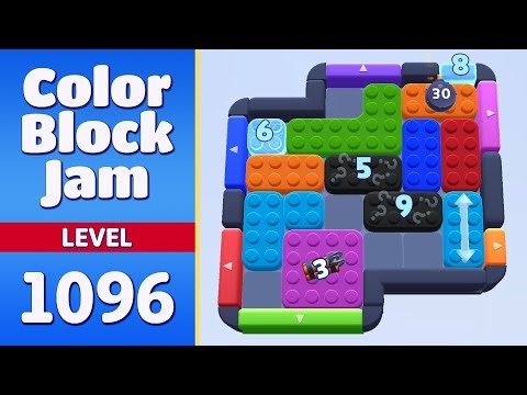 Color Block Jam Level 1096 (1097) | Every Puzzle Solved! 🎯
