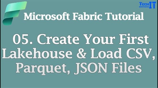 Create Your First Lakehouse Load CSV, Parquet, JSON Files | Microsoft Fabric Tutorial | Lakshay Handa