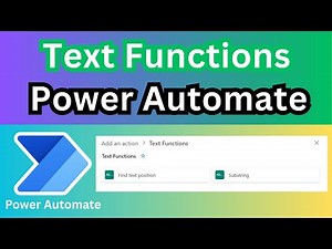 Power Automate Text Function