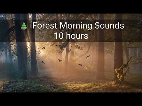 No Ads | 🌲 Forest Morning Sounds | 10 hours | 5.2