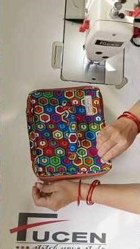 Handbag making at home/makeup pouch#bag #youtubeshorts #youtube