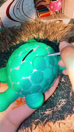 diy tortoise paint #diy #craftideas #craft #art #vedudiiart #viralvideo