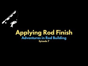 How do I add Epoxy to a Fishing Rod?