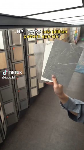 Pilih Pattern HPL Impian Anda di TACO Showroom