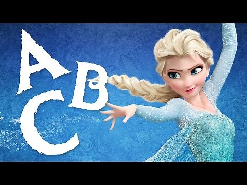 Elza i Ana, Zaledjeno kraljevstvo - Učenje slova, Abeceda