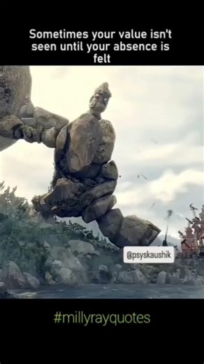 sometimes you value isn't seen until your absence is felt #lifelessons #motivation