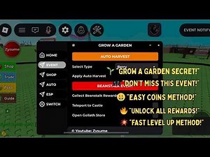 🚀 Grow a Garden Script HACK 2026 🌱 NO KEY | Dupe Fruits, Auto Harvest, Pet Spawner 🐰 100% WORKING
