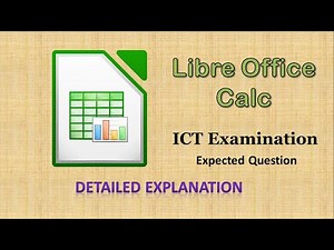 Libre Office Calc | Model ICT Practical Exam Question | Spreadsheet | D.El.Ed. | SSLC